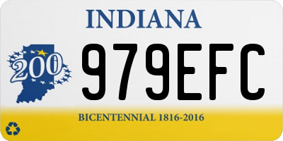 IN license plate 979EFC