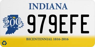 IN license plate 979EFE