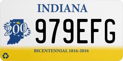 IN license plate 979EFG