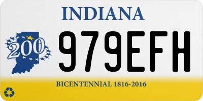 IN license plate 979EFH