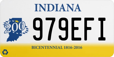 IN license plate 979EFI