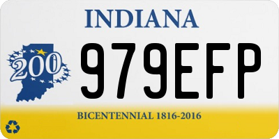 IN license plate 979EFP