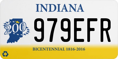 IN license plate 979EFR