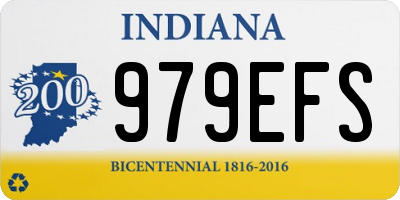 IN license plate 979EFS