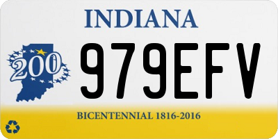 IN license plate 979EFV