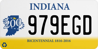 IN license plate 979EGD