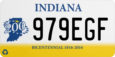 IN license plate 979EGF