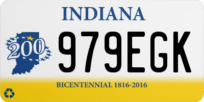 IN license plate 979EGK
