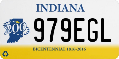 IN license plate 979EGL
