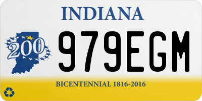 IN license plate 979EGM