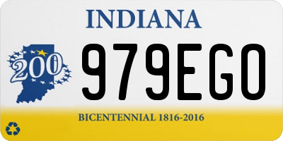 IN license plate 979EGO