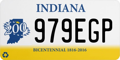 IN license plate 979EGP