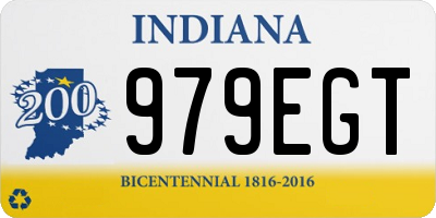 IN license plate 979EGT