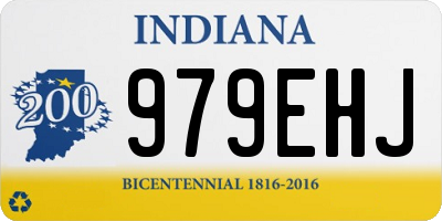 IN license plate 979EHJ