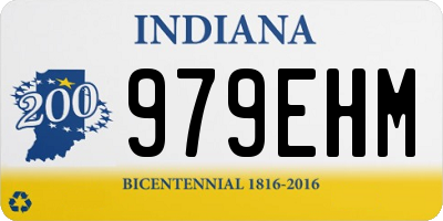 IN license plate 979EHM