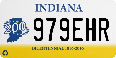 IN license plate 979EHR