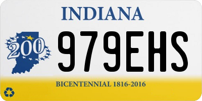 IN license plate 979EHS