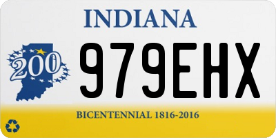 IN license plate 979EHX