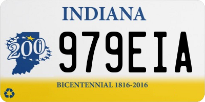IN license plate 979EIA