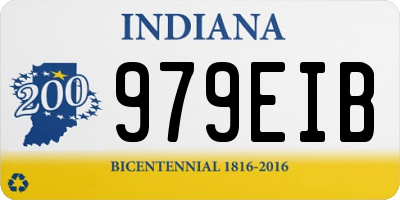 IN license plate 979EIB