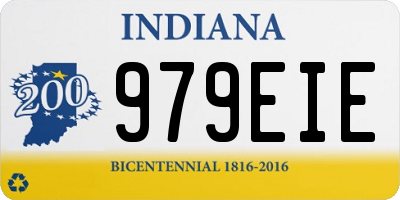 IN license plate 979EIE
