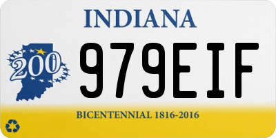 IN license plate 979EIF