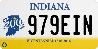 IN license plate 979EIN