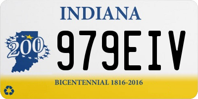 IN license plate 979EIV