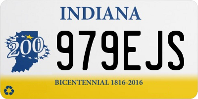 IN license plate 979EJS