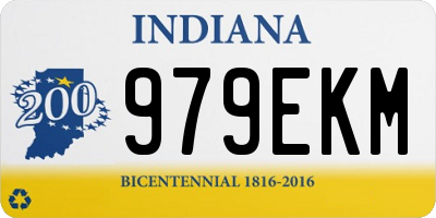 IN license plate 979EKM