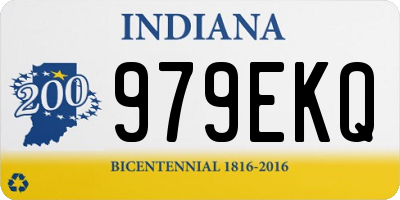 IN license plate 979EKQ