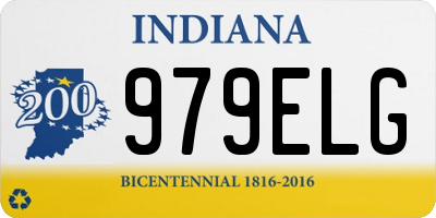 IN license plate 979ELG
