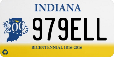 IN license plate 979ELL