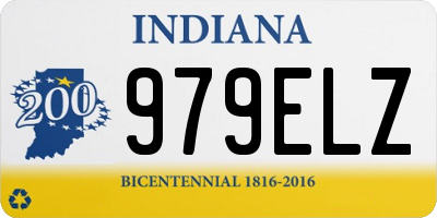 IN license plate 979ELZ