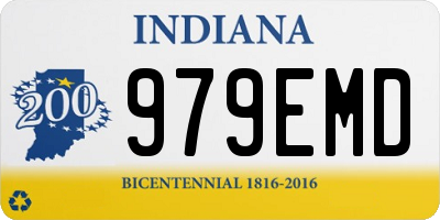 IN license plate 979EMD