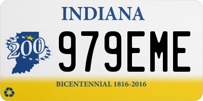 IN license plate 979EME
