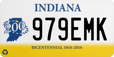 IN license plate 979EMK