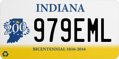 IN license plate 979EML
