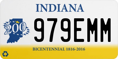 IN license plate 979EMM