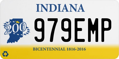 IN license plate 979EMP