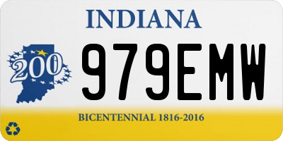 IN license plate 979EMW