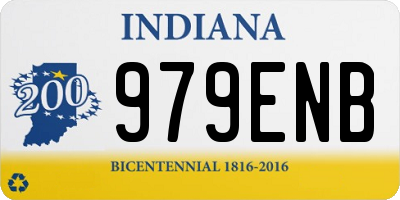 IN license plate 979ENB