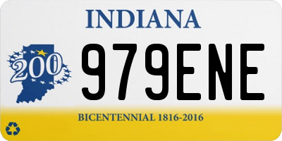 IN license plate 979ENE