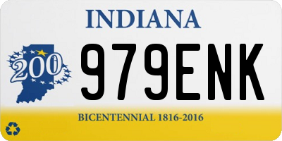 IN license plate 979ENK
