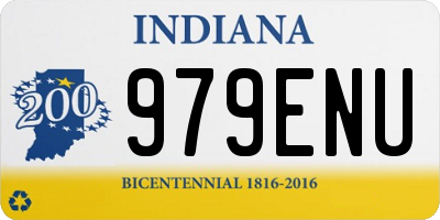 IN license plate 979ENU
