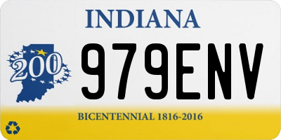 IN license plate 979ENV