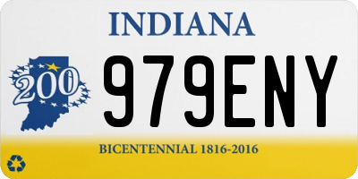 IN license plate 979ENY