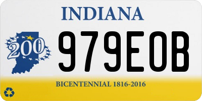 IN license plate 979EOB