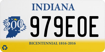 IN license plate 979EOE