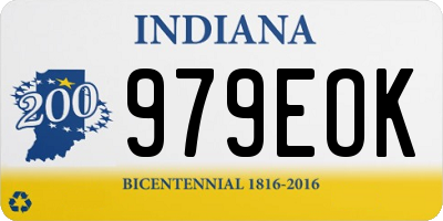 IN license plate 979EOK